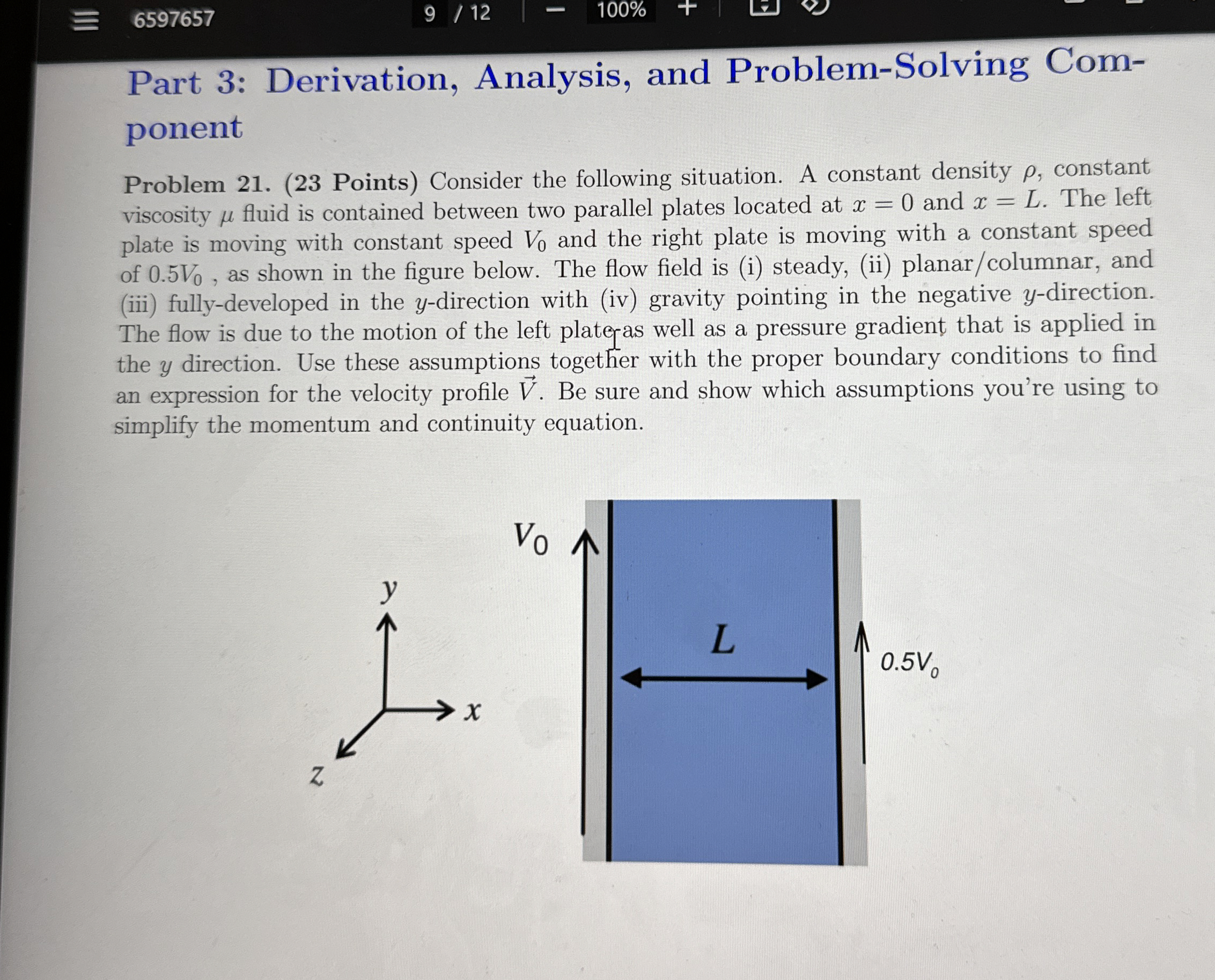6 5 9 7 6 5 7 9 1 2 1 0 0 % Part 3 : Derivation,