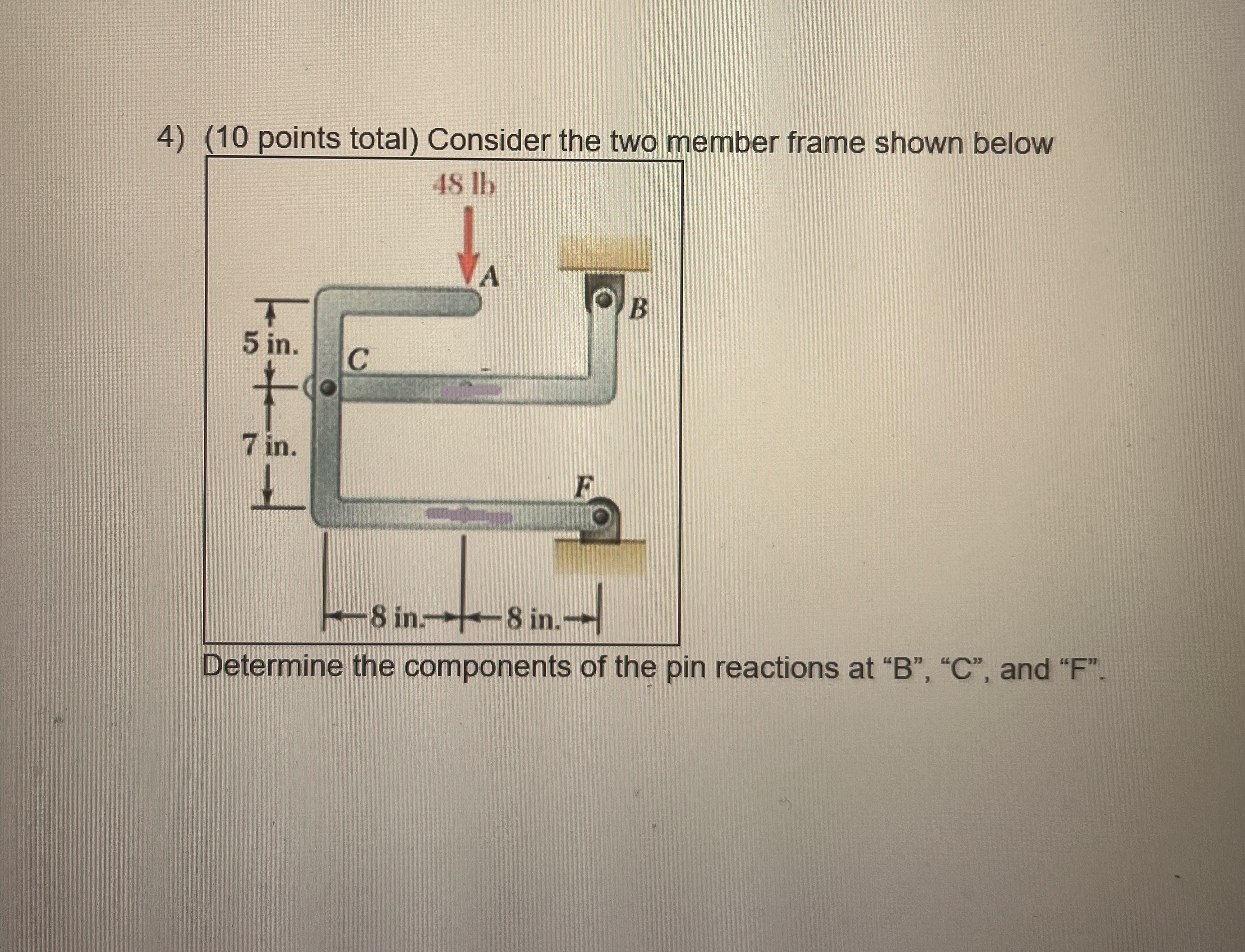 ( 1 0 points total ) Consider the two member