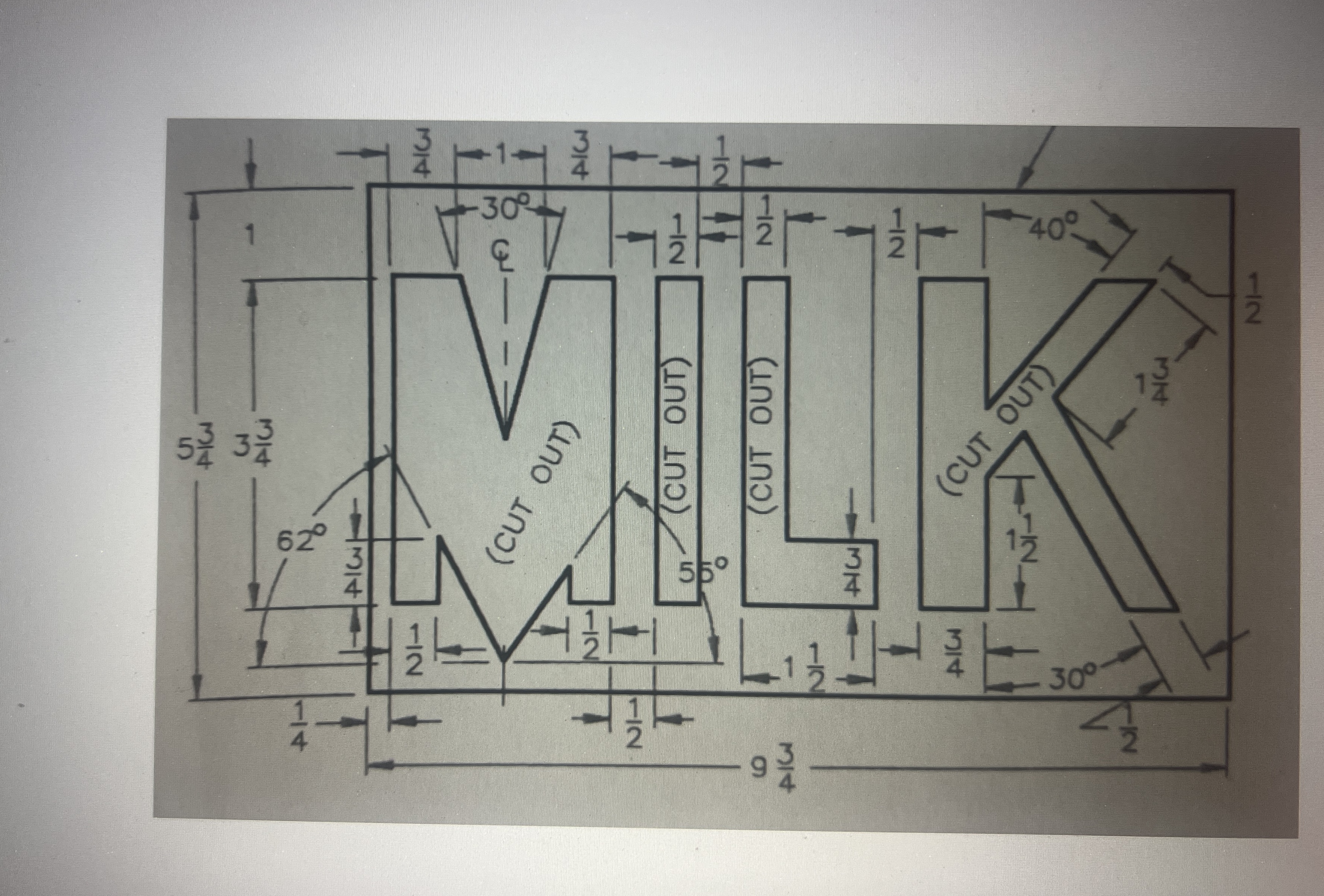 Provide line lenghts and angles to enter in