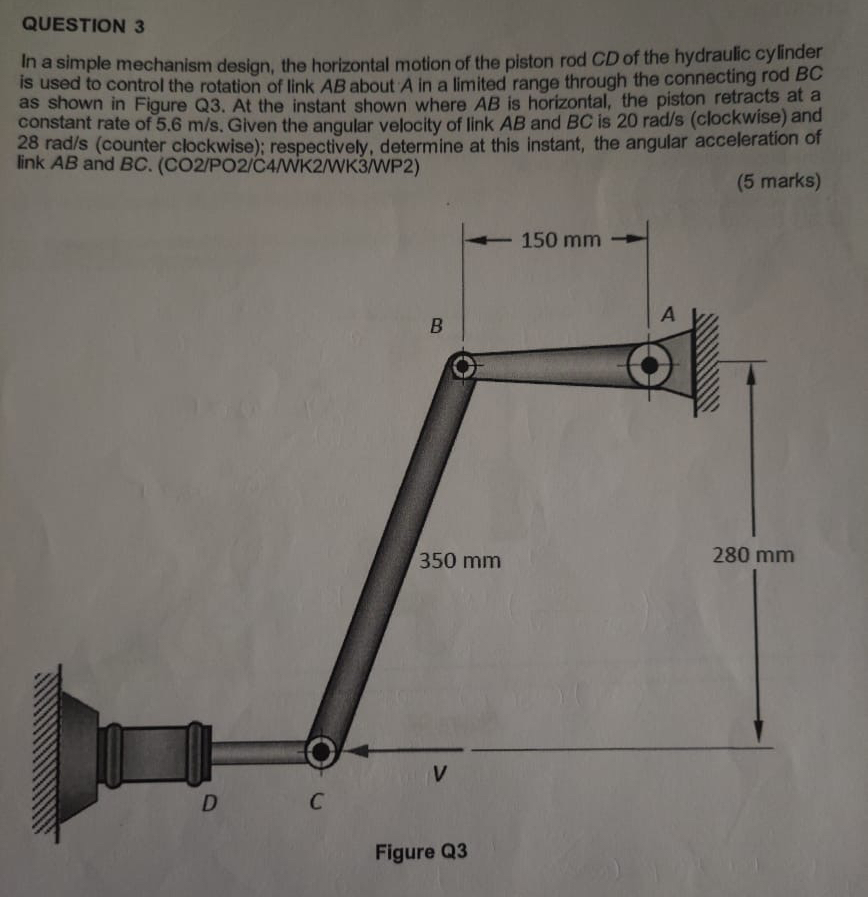 DYNAMICS MECHANICAL ENGINEERING In a simple
