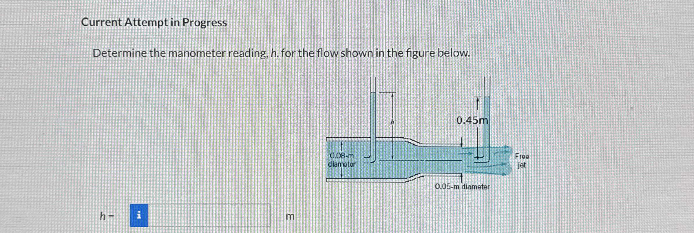 Current Attempt in Progress Determine the