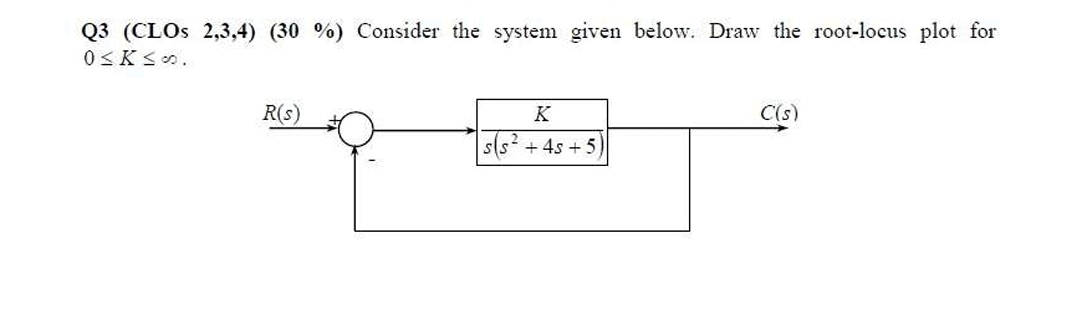 Q 3 ( CLOs 2 , 3 , 4 ) ( 3 0 % ) Consider the