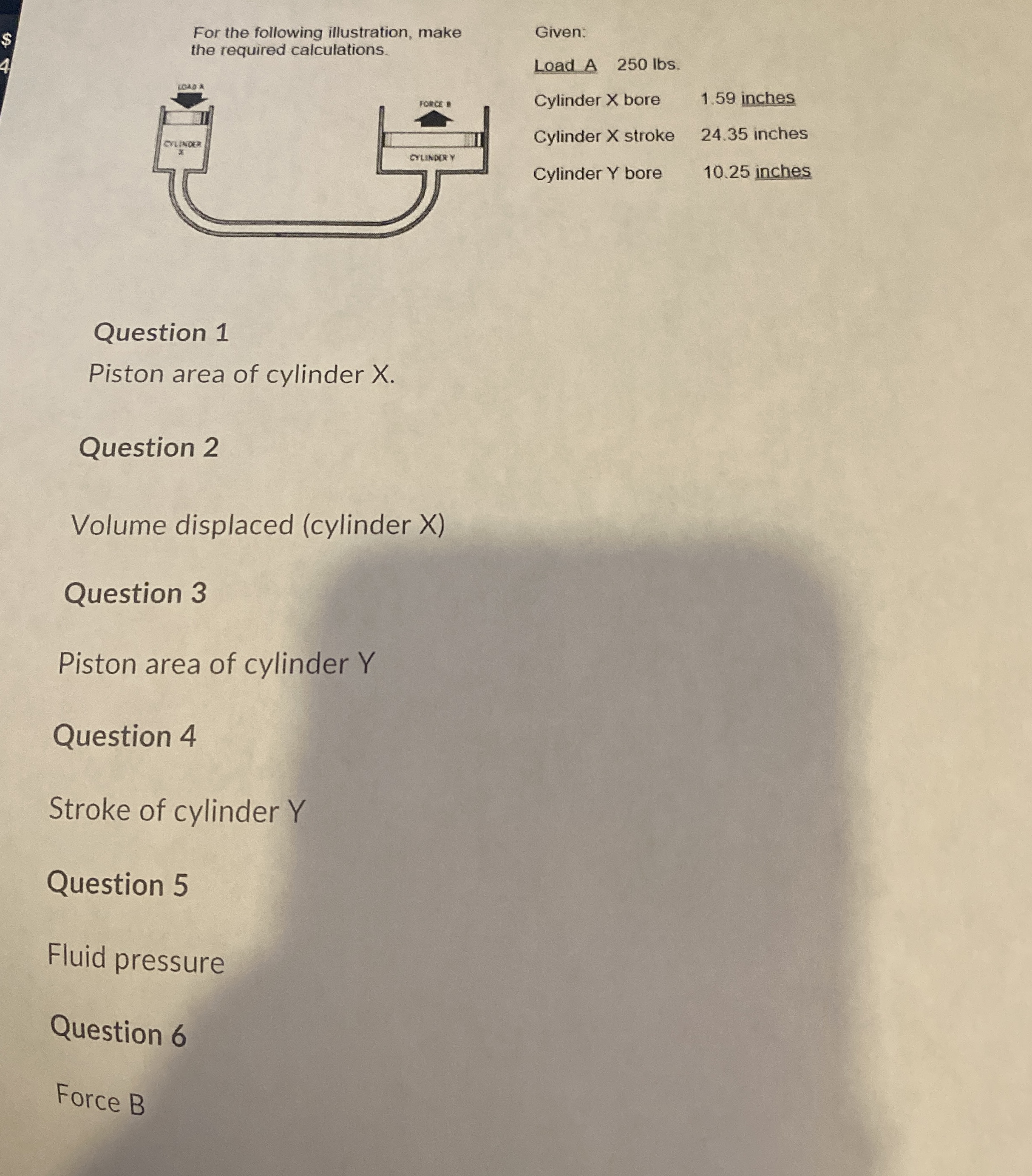 Steps for For the following illustration, make