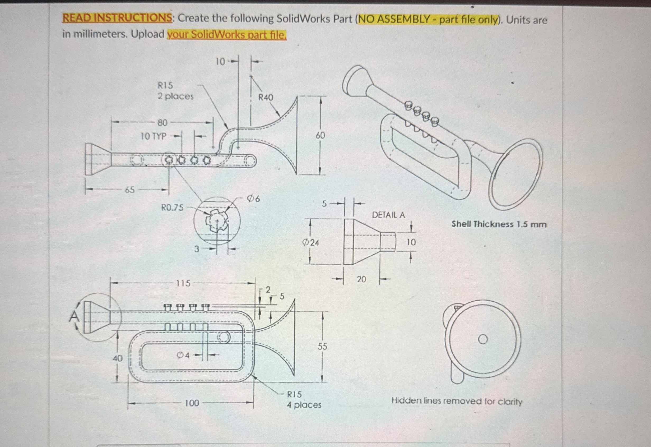 READ INSTRUCTIONS: Create the following