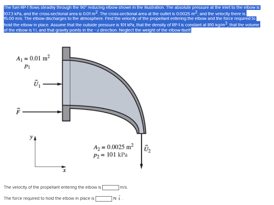 The fuel RP - 1 fiows steadily through the 9 0