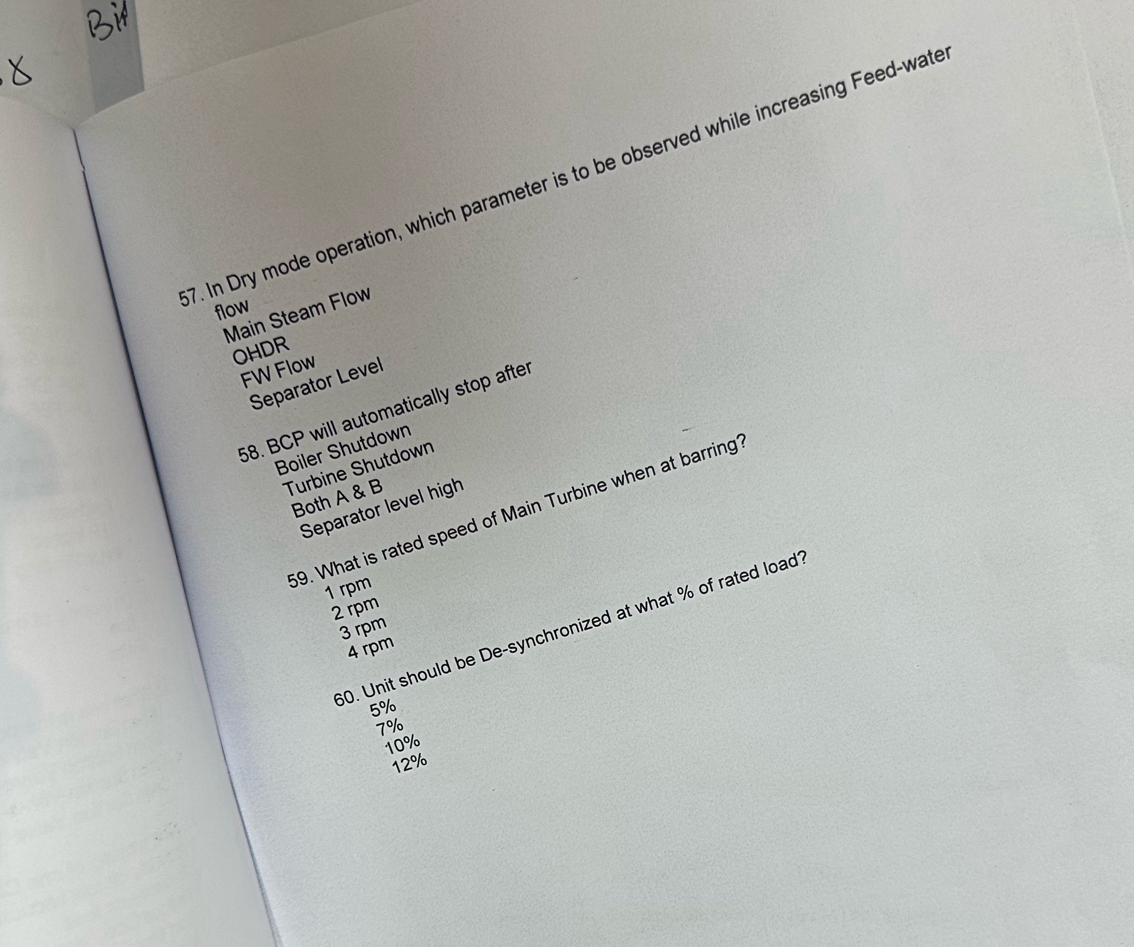 In Dy mode operation, which parameter is to be