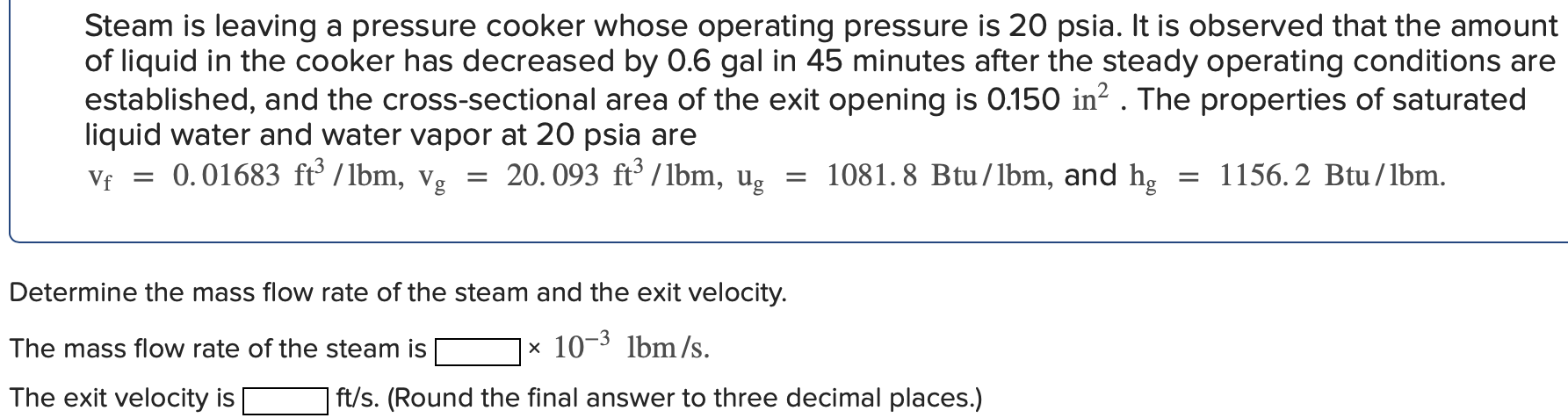 Steam is leaving a pressure cooker whose