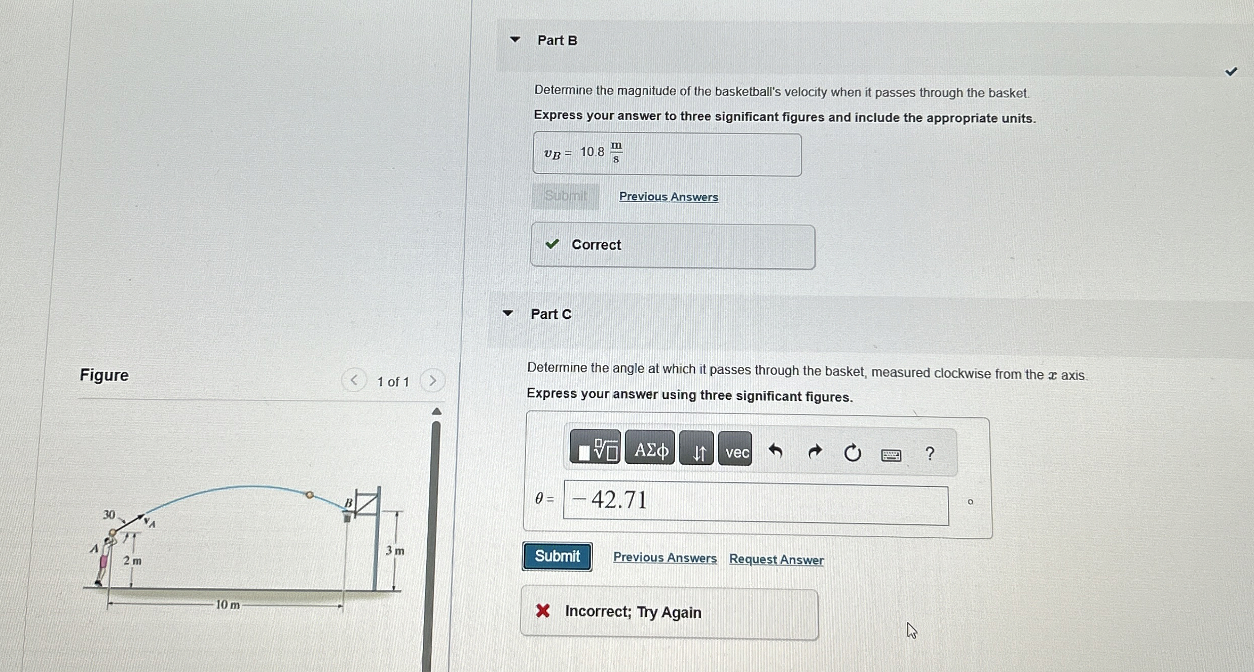 Part B Determine the magnitude of the