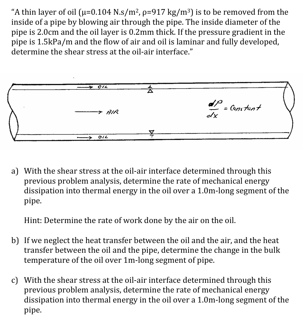 "A thin layer of oil ( \ ( \ left . \ mu = 0 . 1