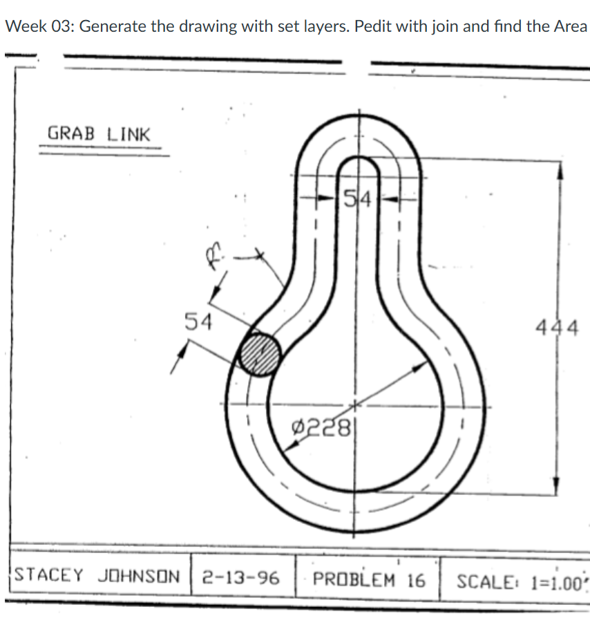 Week 0 3 : Generate the drawing with set layers.