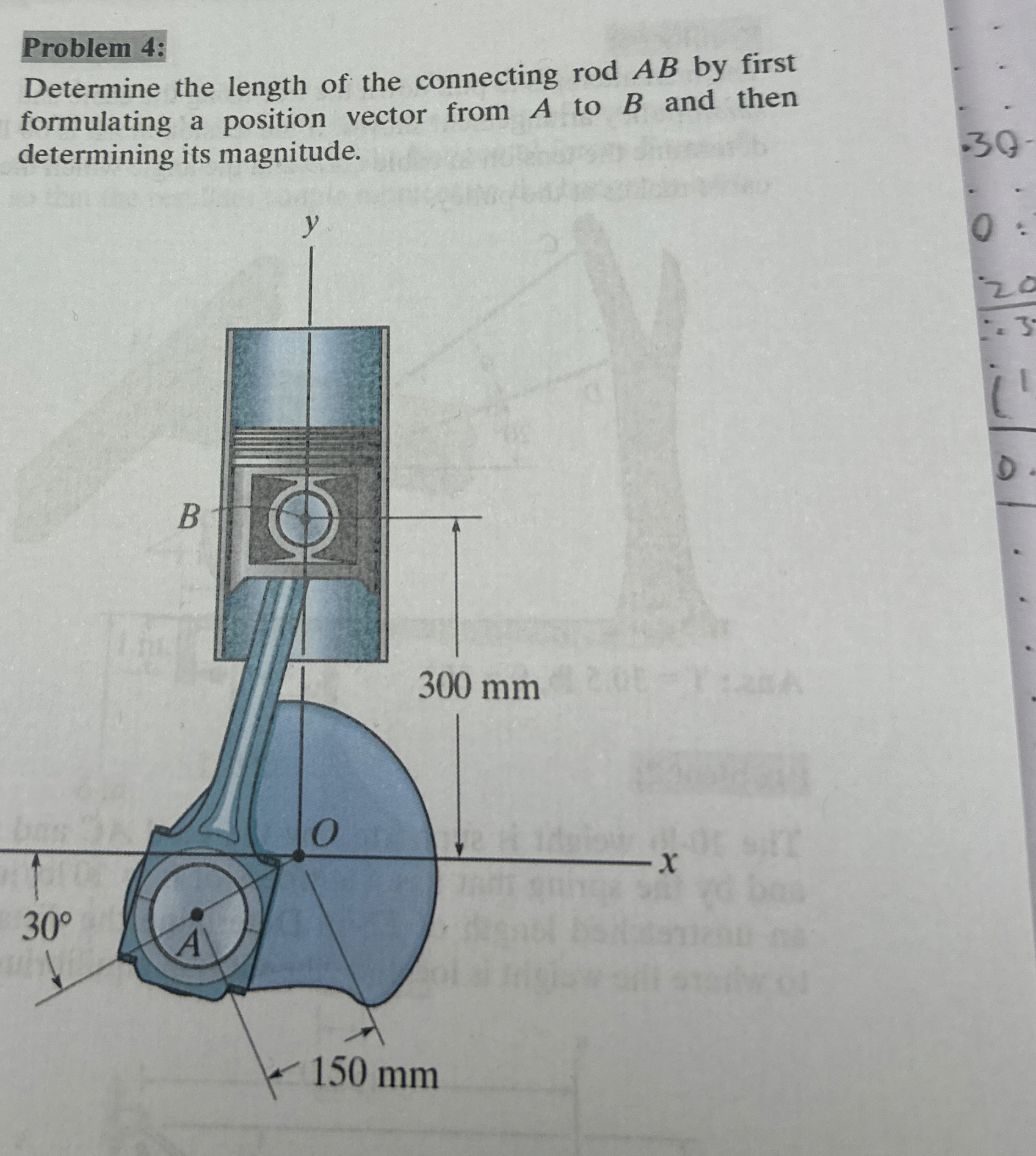 Problem 3 : Determine the magnitude and direction