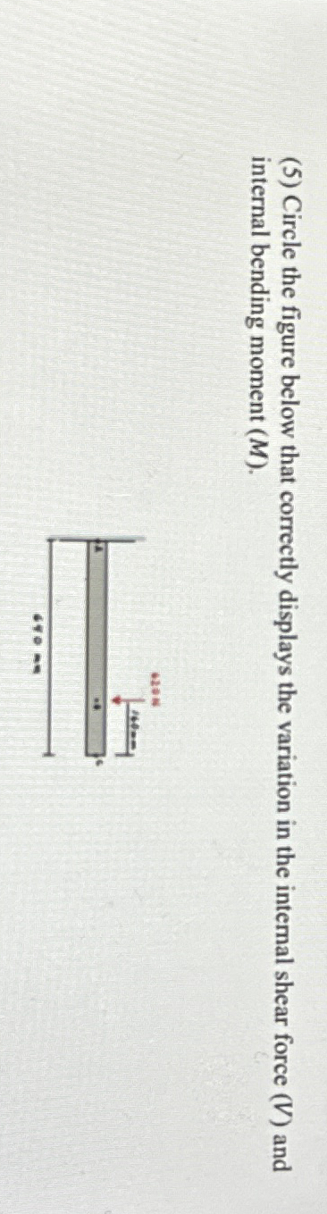 ( 5 ) Circle the figure below that correctly