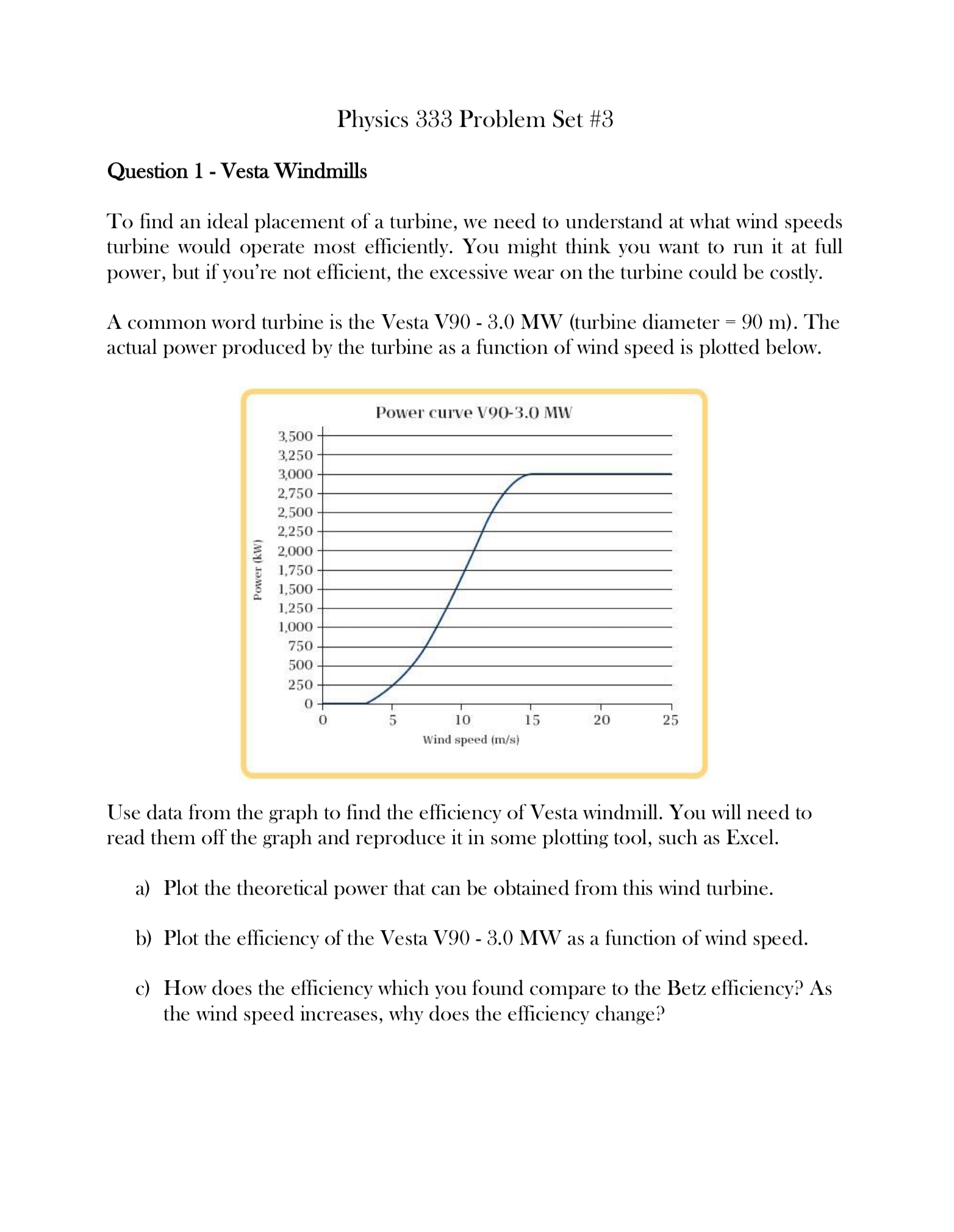 Physics 3 3 3 Problem Set # 3 Question 1 - Vesta