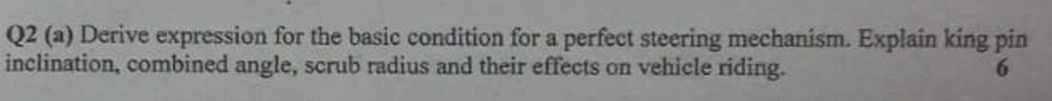 Derive expression for the basic condition for a