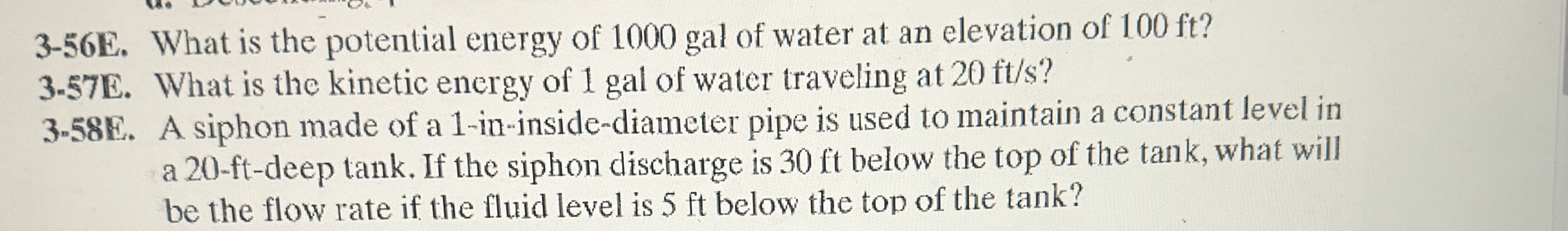 3 - 5 6 E . What is the potential energy of 1 0 0