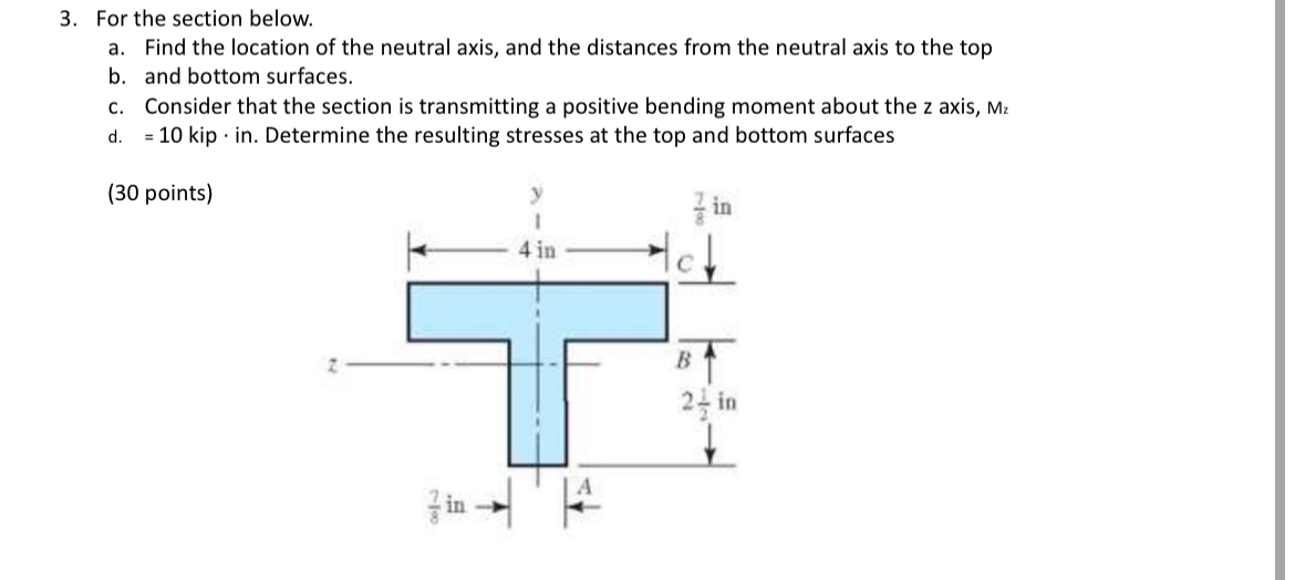 For the section below. a . Find the location of