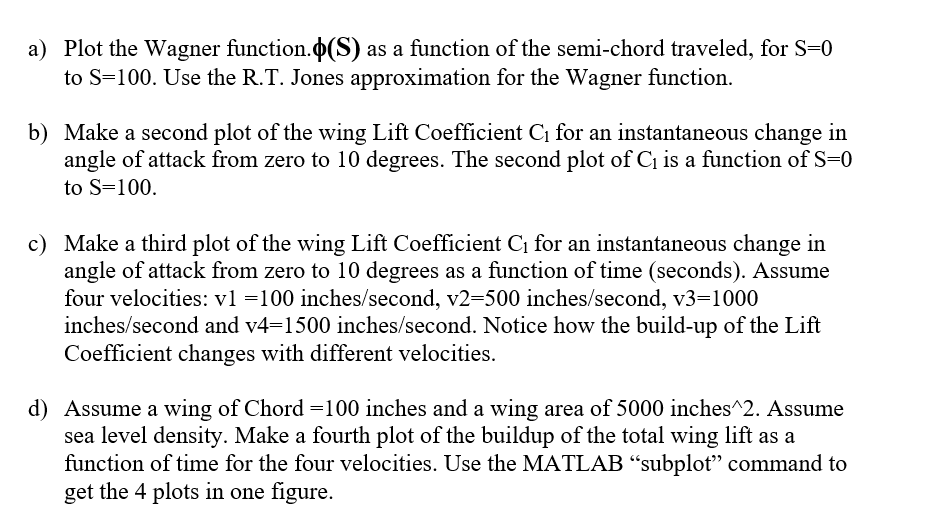 a ) Plot the Wagner function. \ ( \ boldsymbol {