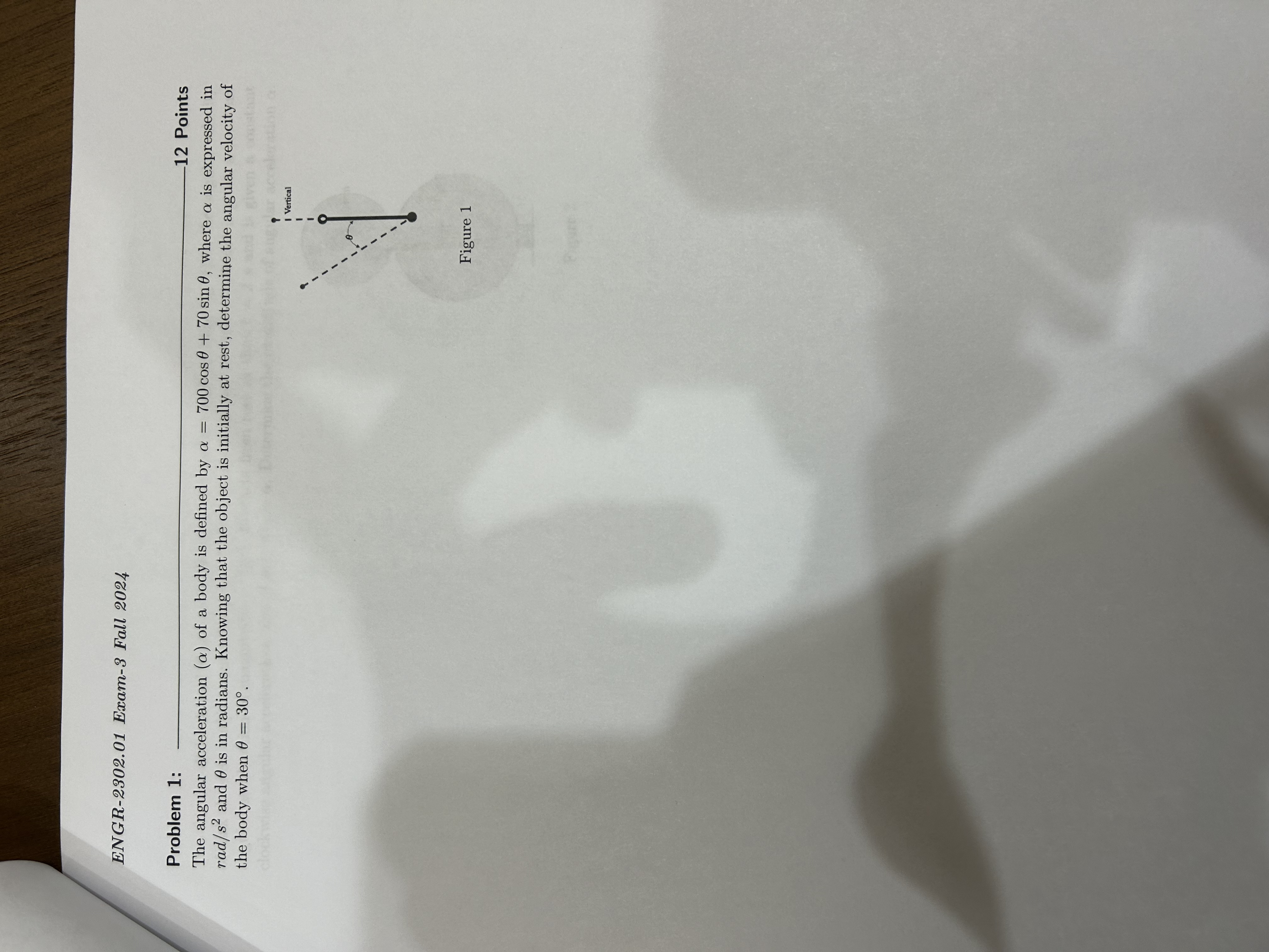 ENGR - 2 3 0 2 . 0 1 Exam - 3 Fall 2 0 2 4