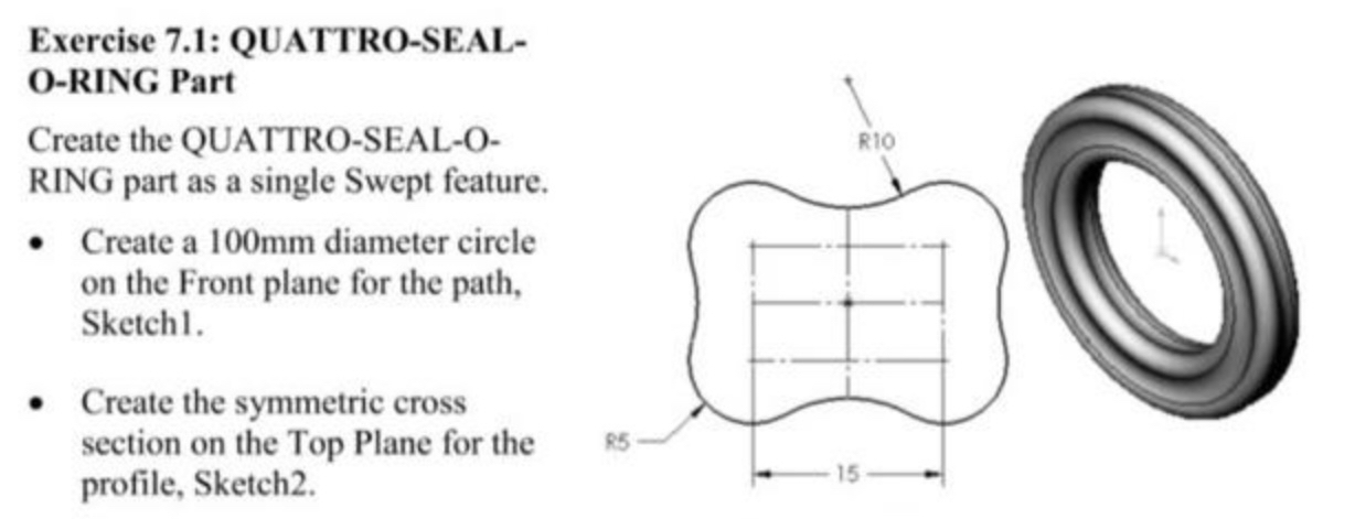 Please solve step by step in Solidworks and if