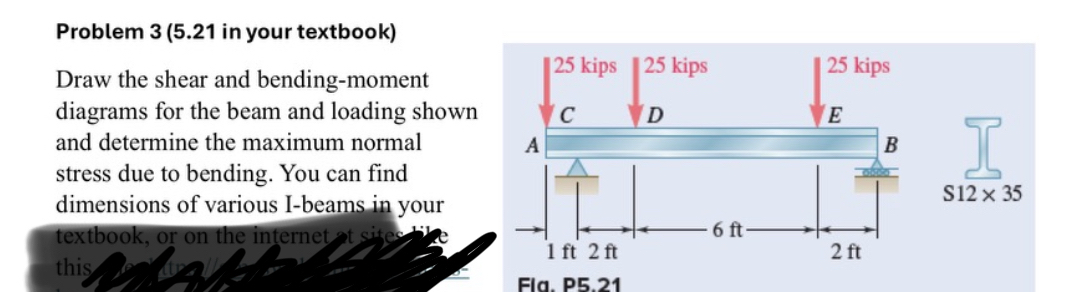 Problem 3 ( 5 . 2 1 in your textbook ) Draw the