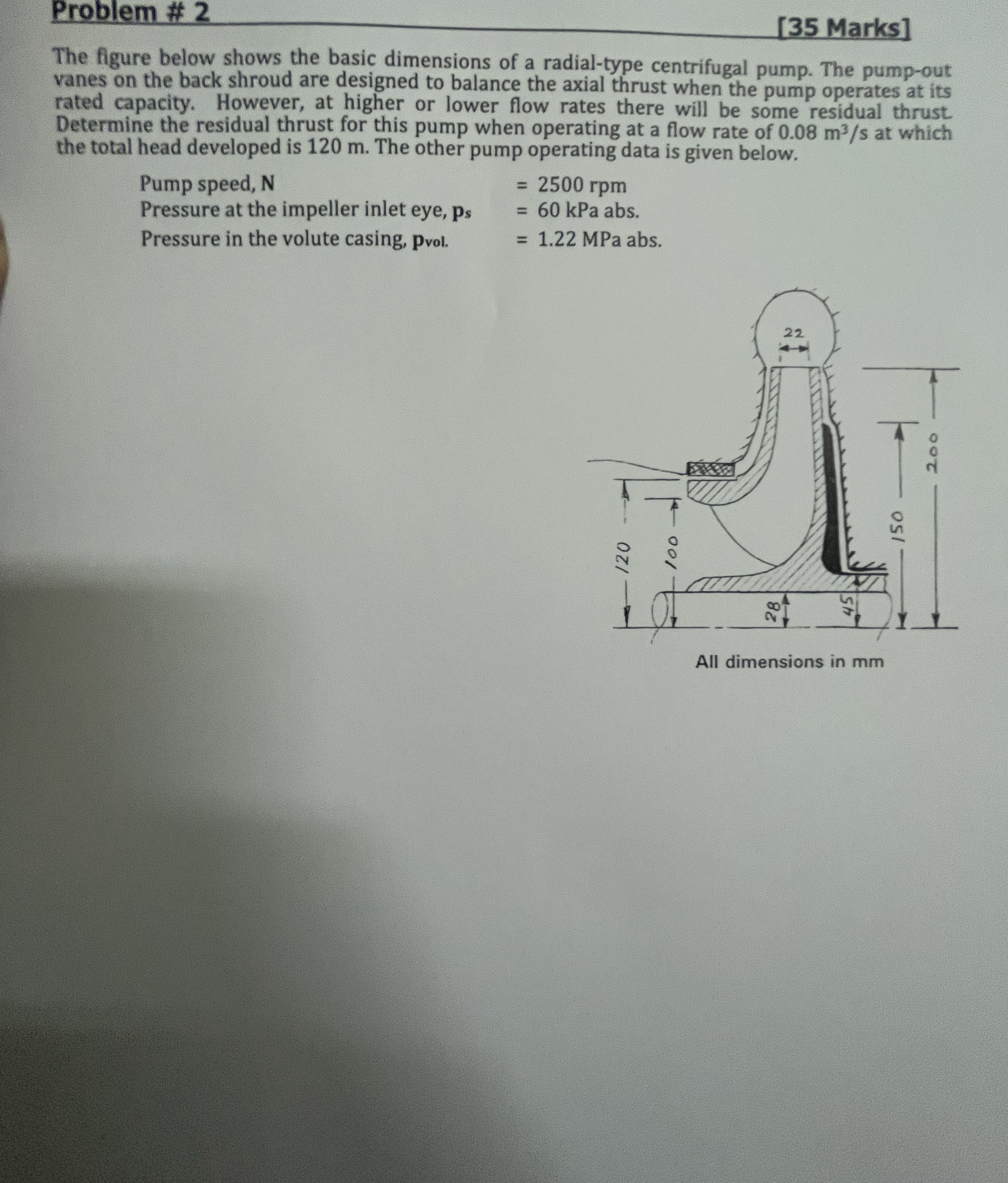 Problem # 2 [ 3 5 Marks ] The figure below shows