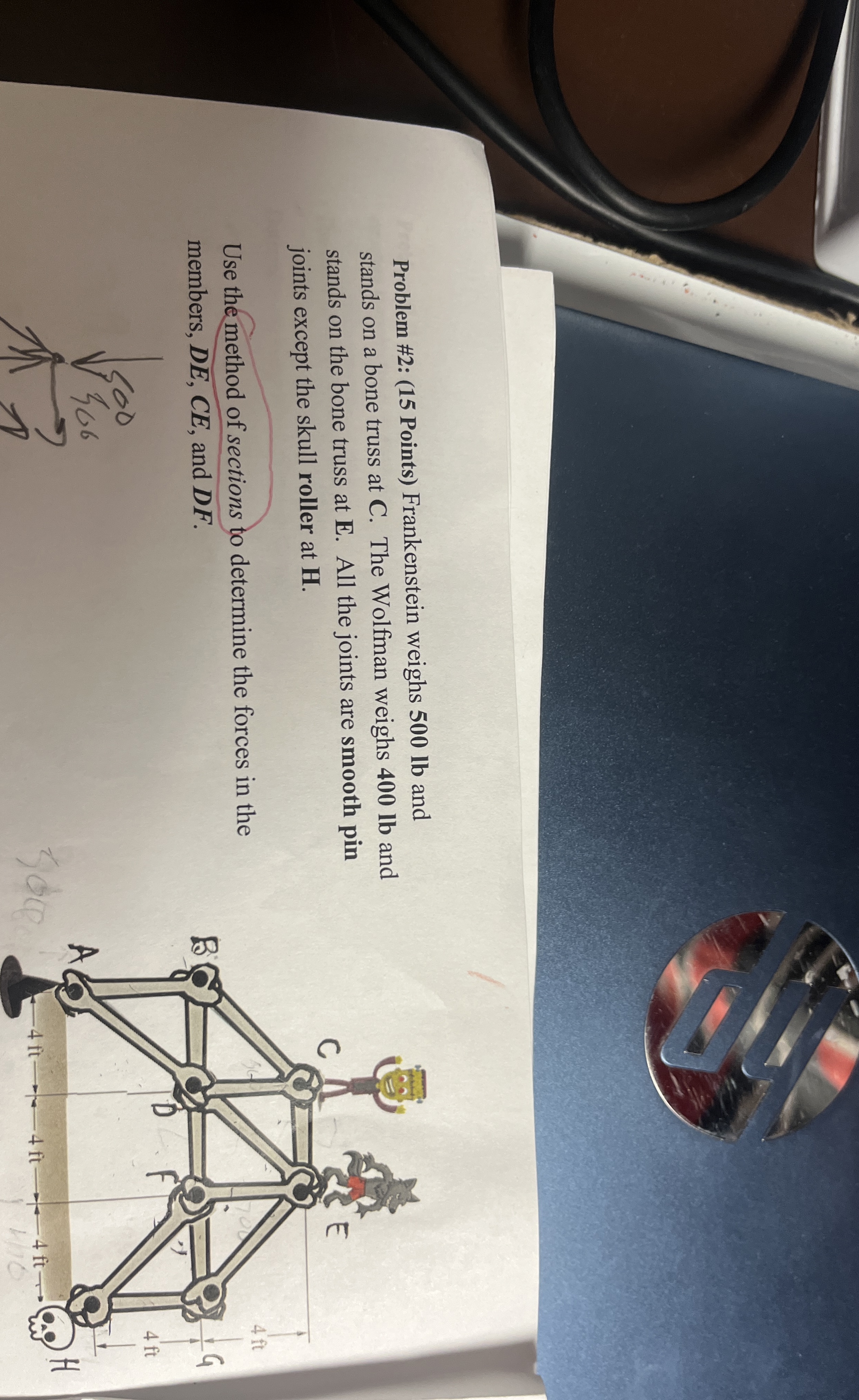 How to solve Problem # 2 : ( 1 5 Points )