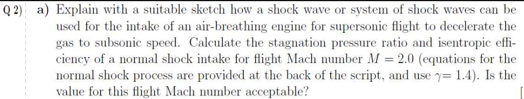 Q 2 ) a ) Explain with a suitable sketch how a