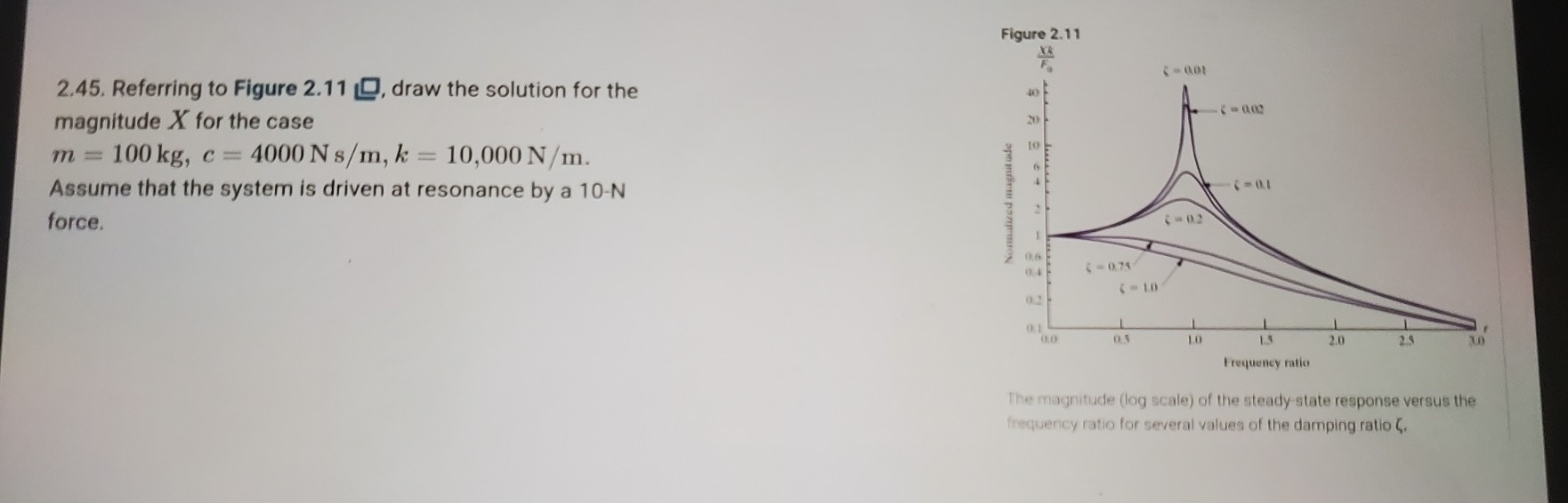 2 . 4 5 . Referring to Figure 2 . 1 1 [ . draw