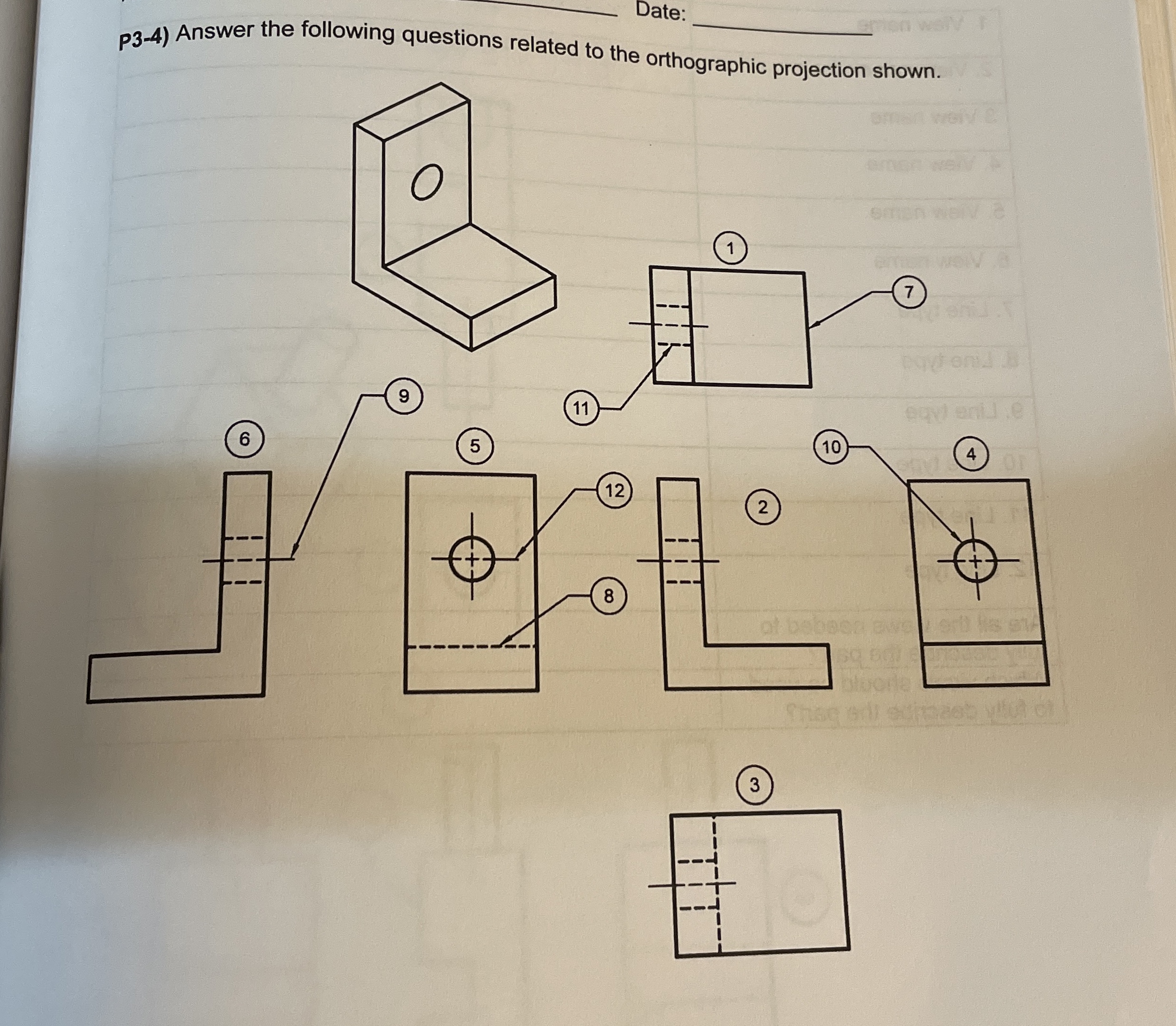 P 3 - 4 ) Answer the following questions related