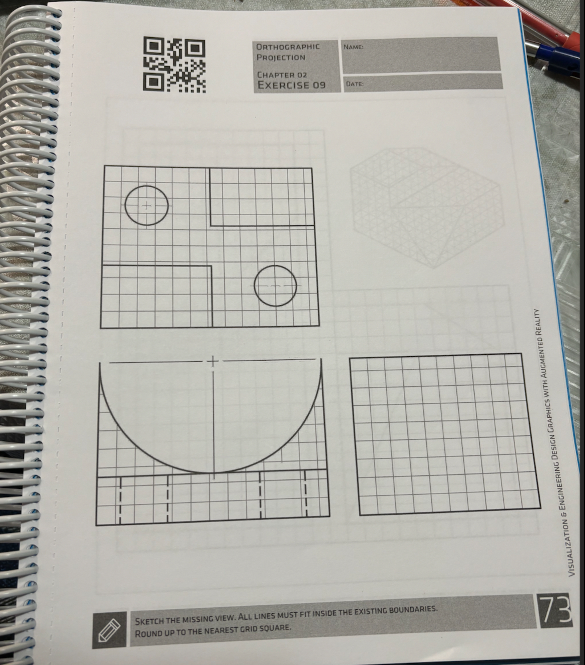 Can you please draw the isometric drawing from