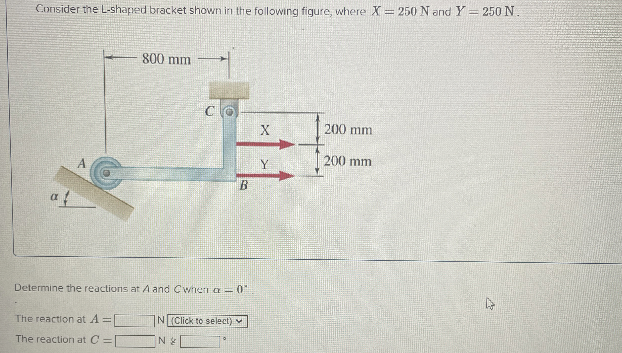 Consider the L - shaped bracket shown in the