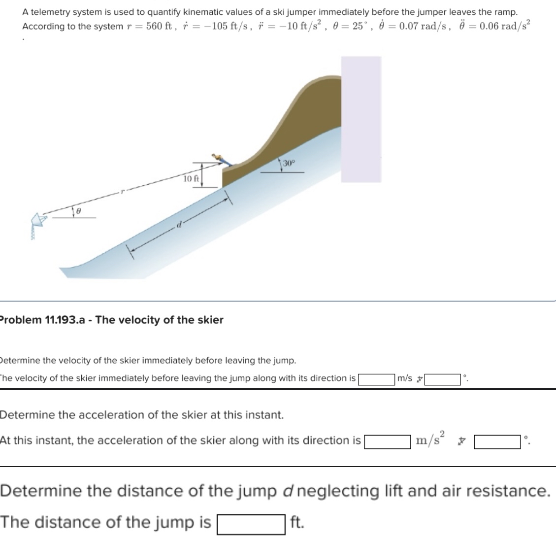 I need all three parts answered!!