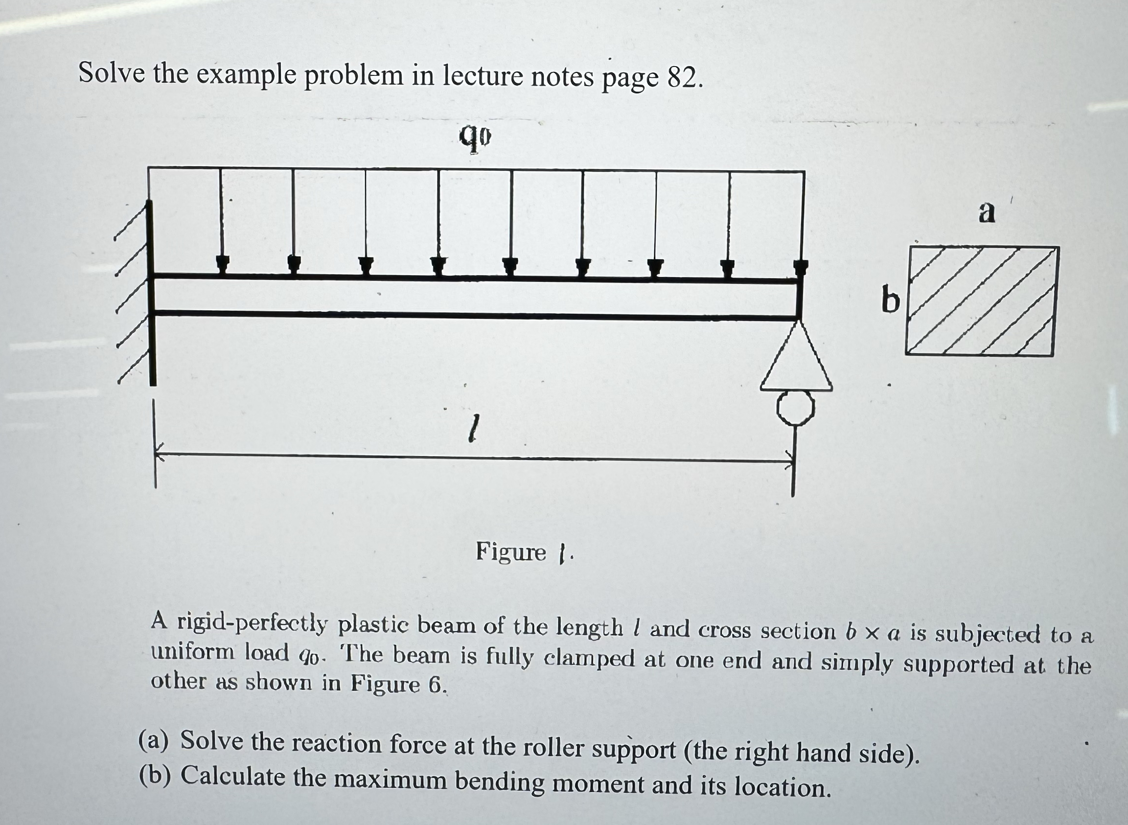 Solve the example problem in lecture notes page 8