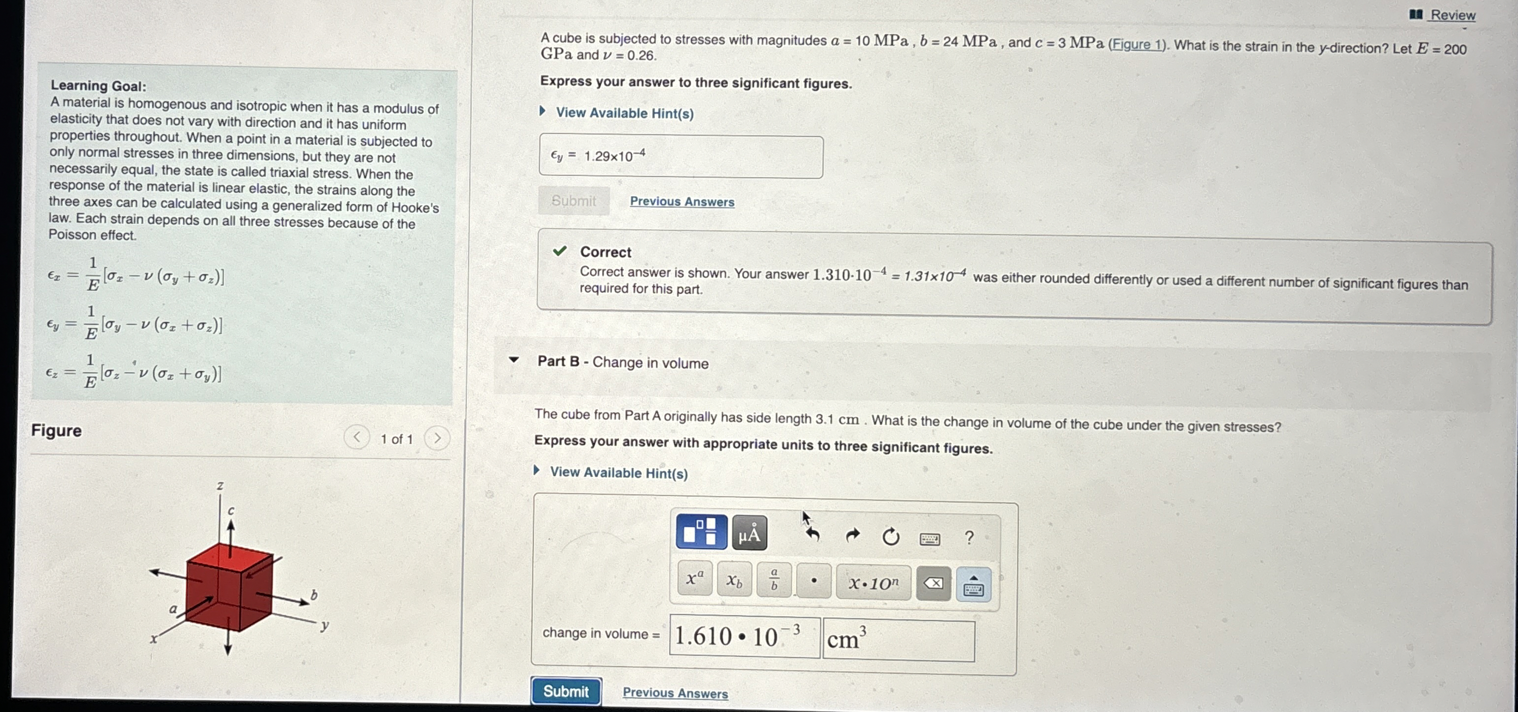 Review Learning Goal: A material is homogenous