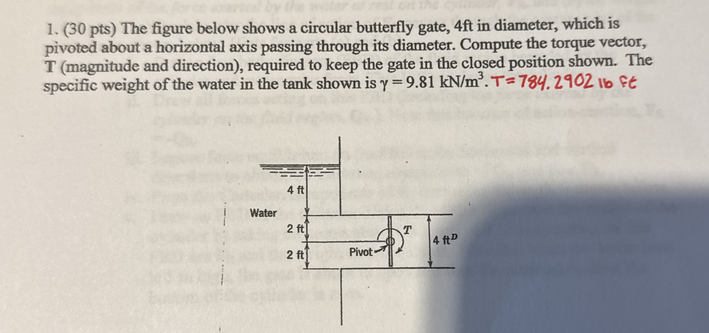 ( 3 0 pts ) The figure below shows a circular