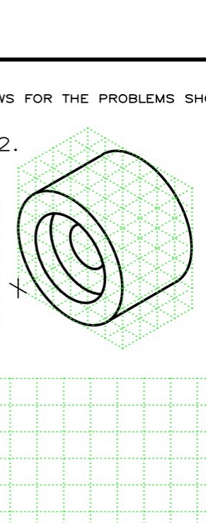 I need help drawing the top front and right sides