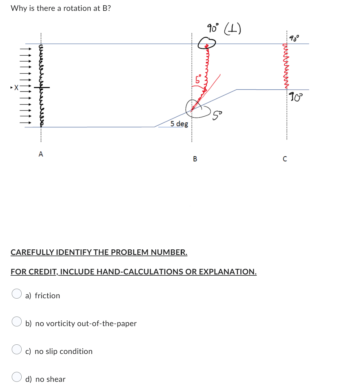 Why is there a rotation at \ ( B \ ) ? CAREFULLY