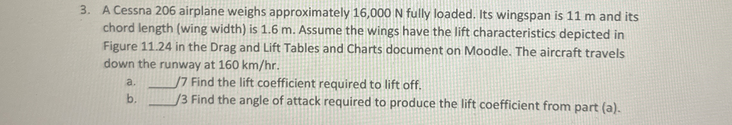 A Cessna 2 0 6 airplane weighs approximately 1 6
