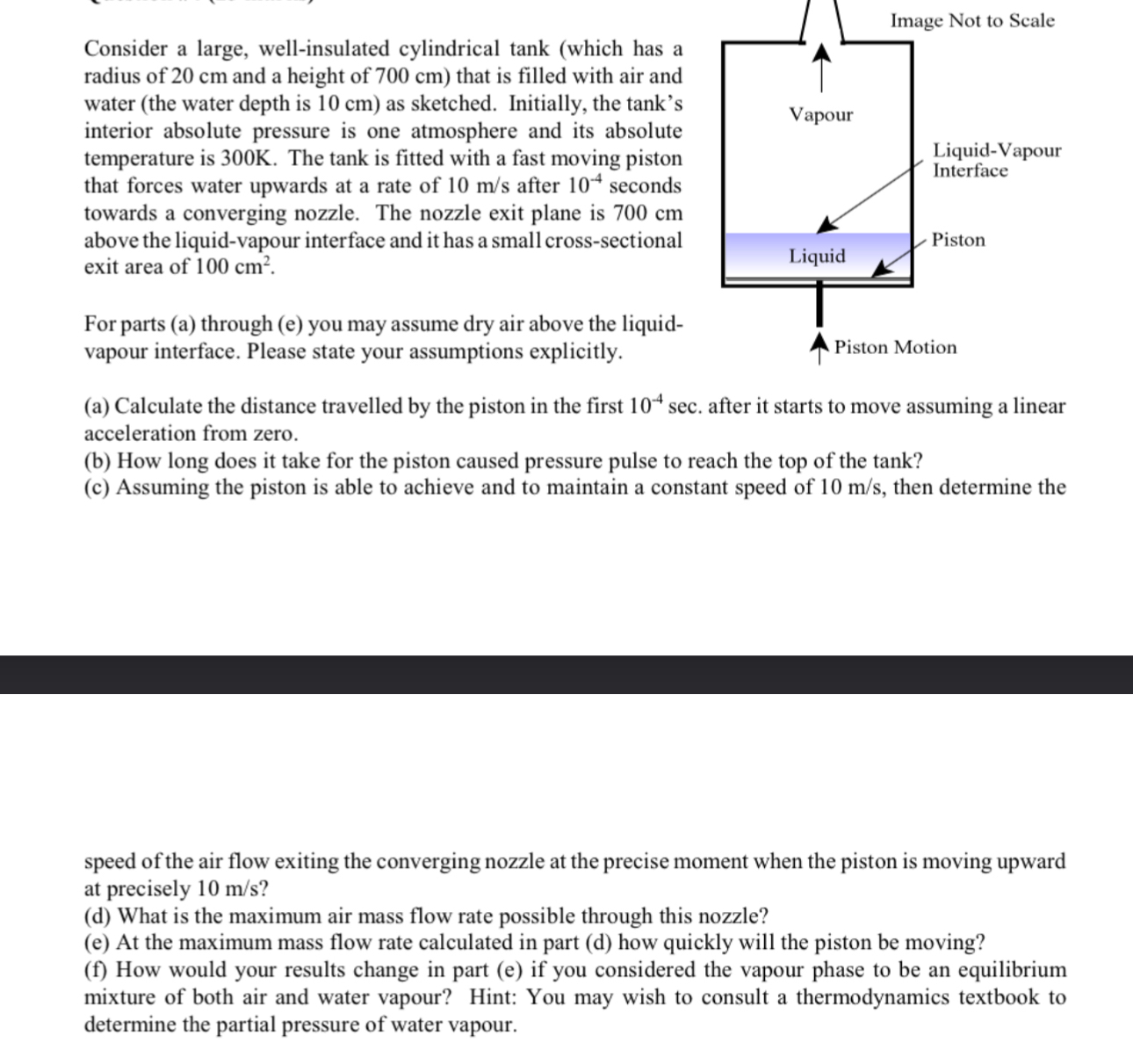 Consider a large, well - insulated cylindrical