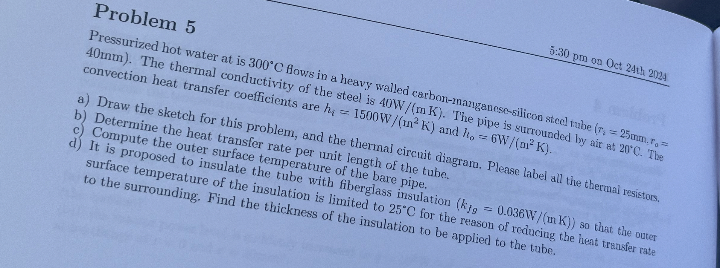 Problem ? 5 5 : 3 0 pm on Oct 2 4 th 2 0 2 4
