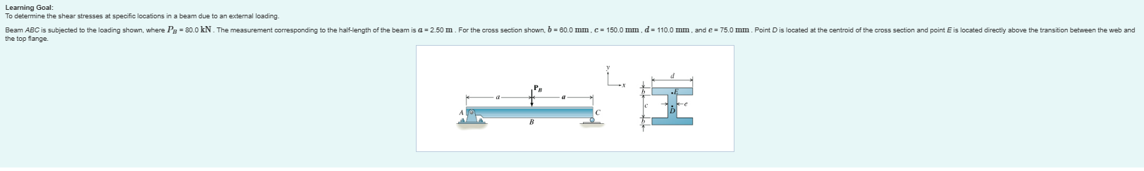 Learning Goal: To determine the shear stresses at