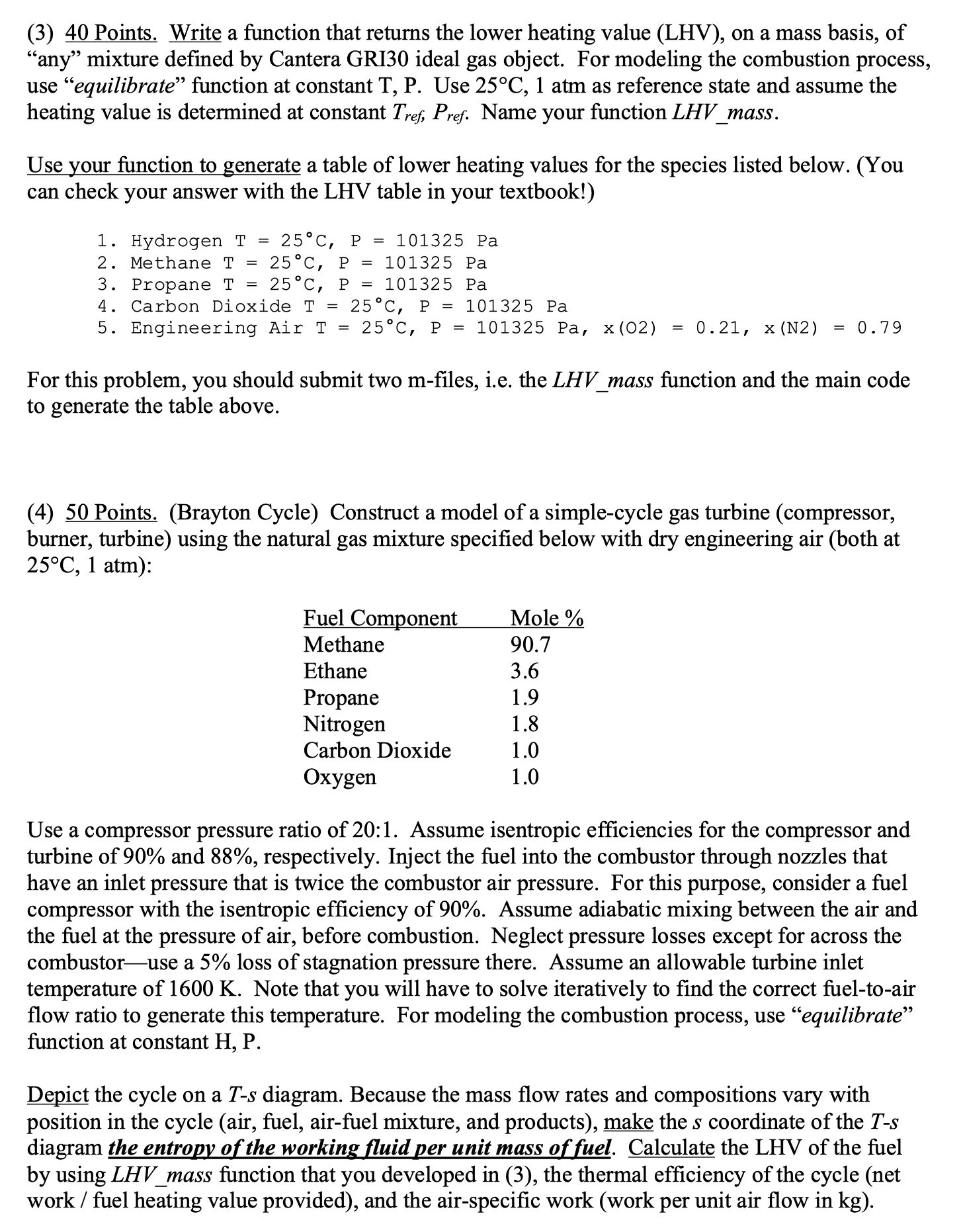 ( 3 ) 4 0 Points. Write a function that returns