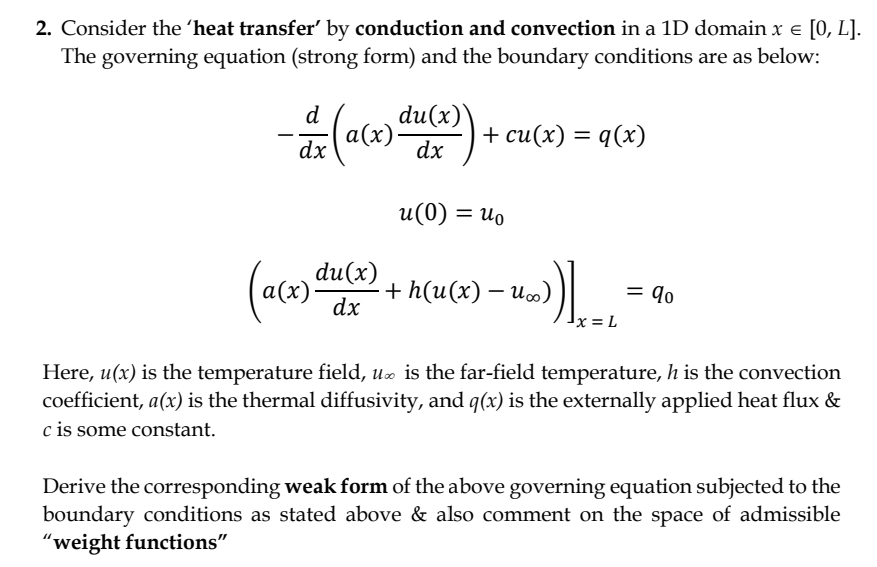 Consider the 'heat transfer' by conduction and