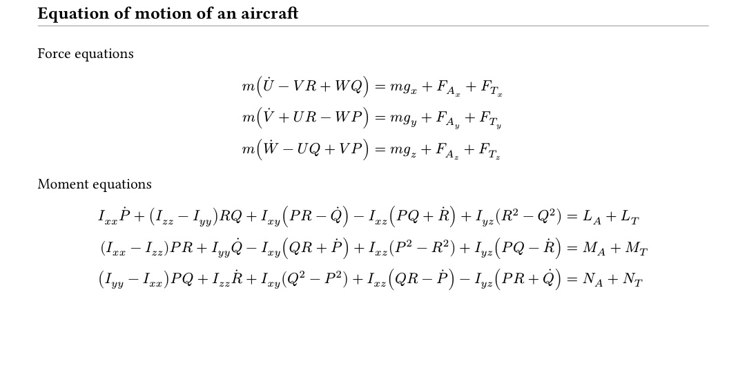 An airplane is in flight and its position is