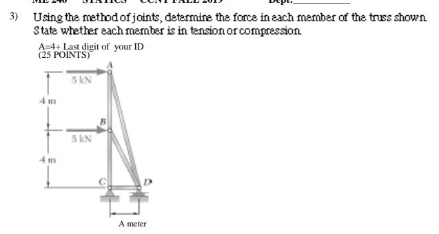 MUST USE A = 7 I will Upvote. Thank you.