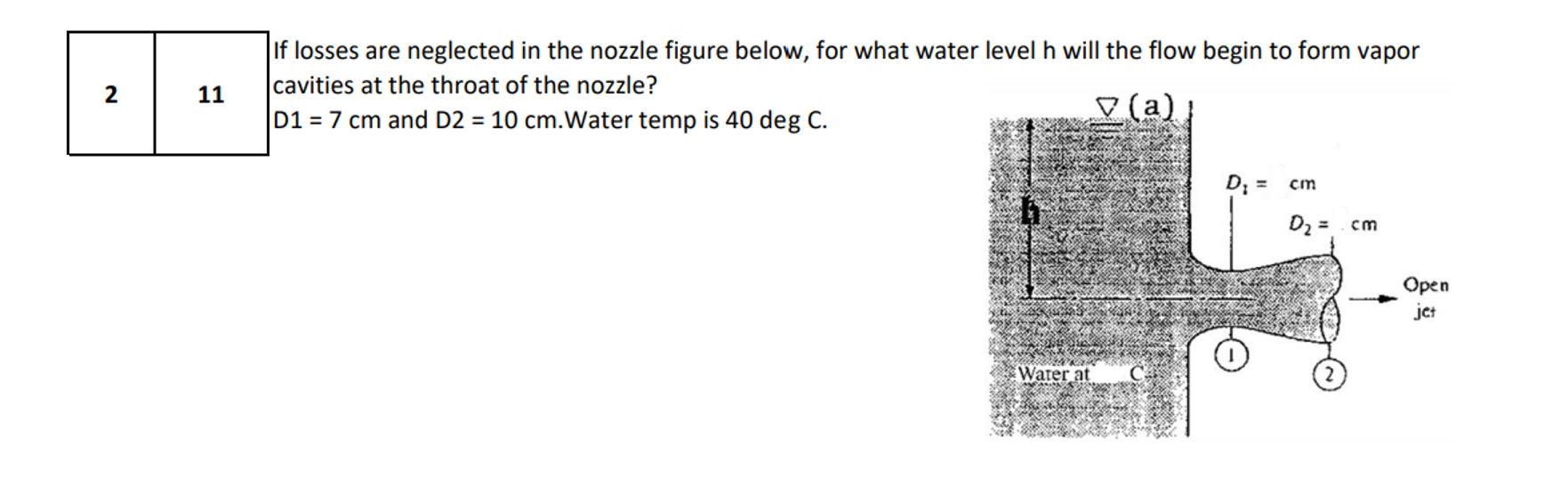 If losses are neglected in the nozzle figure