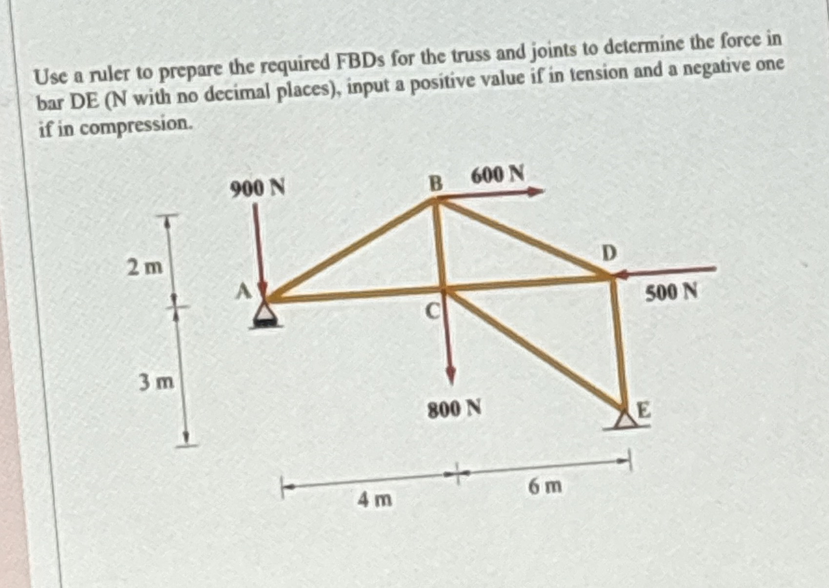 Use a ruler to prepare the required FBDs for the