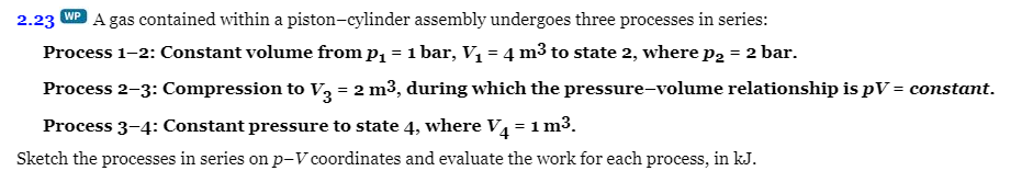 2 . 2 3 AP A gas contained within a piston -