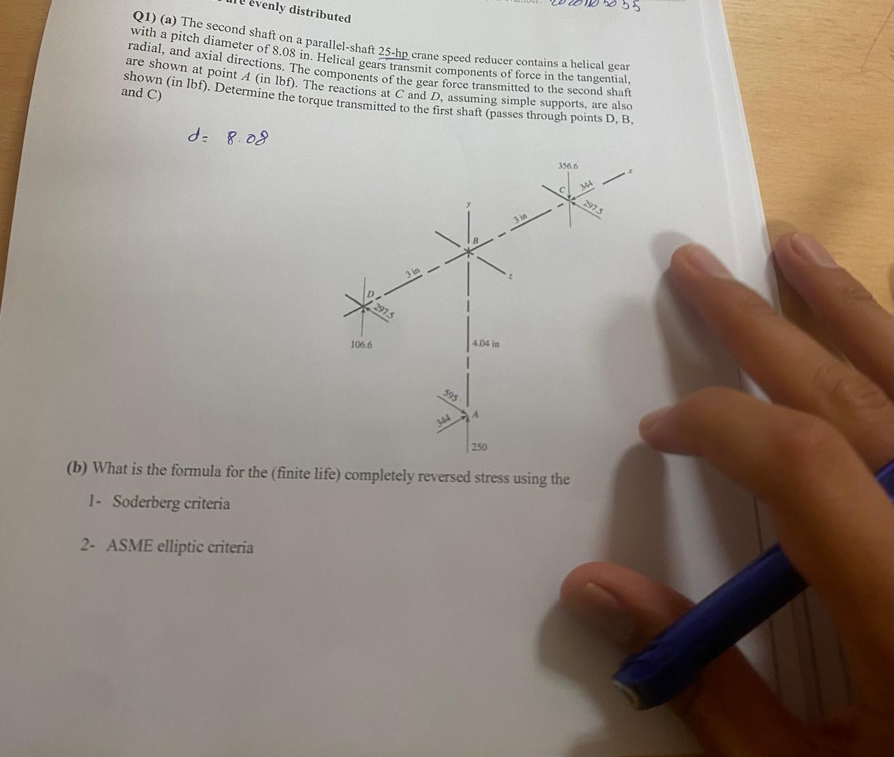 with a pitch second shaft on a parallel - shaft 2