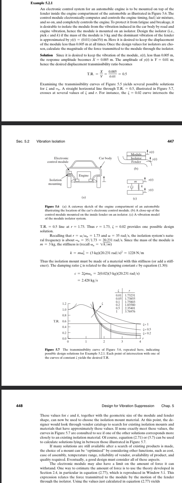 Example 5 . 2 . 1 An electronic control system